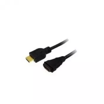 HDMI kabelis LogiLink CH0058 5m Type A vīrišķais-sieviešu Melns