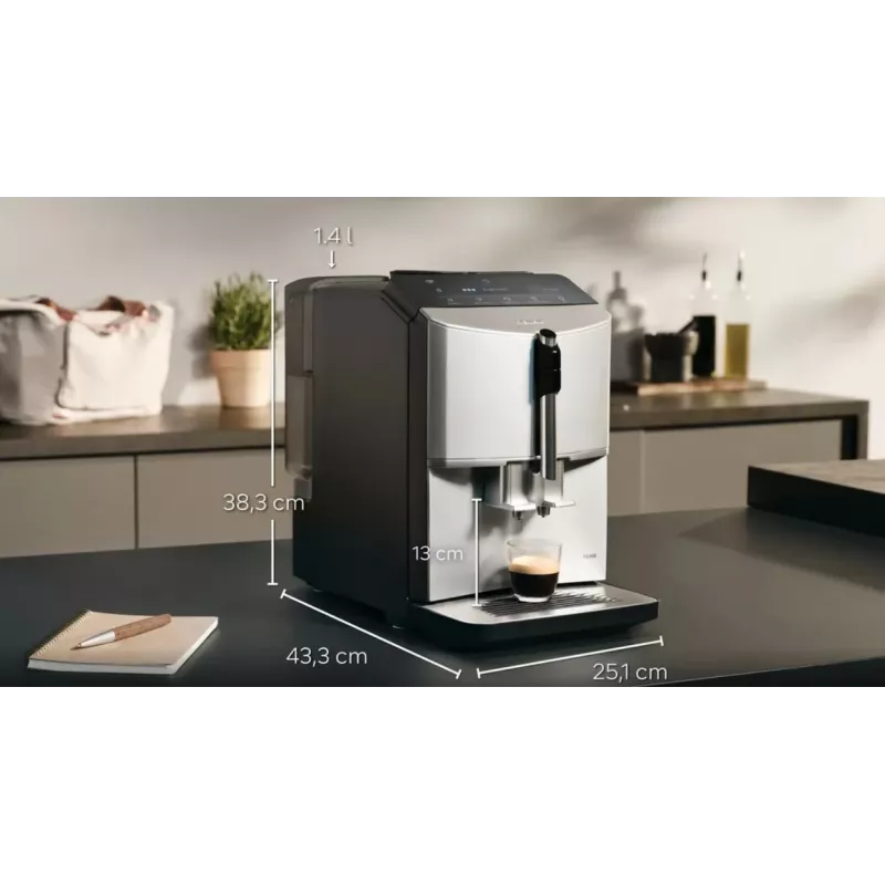 Siemens TF303E01 EQ300 kafijas automāts (sudrabs; 1300W)
