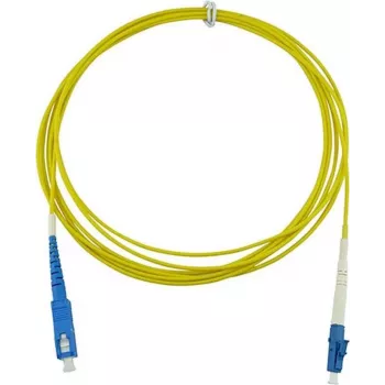Šķiedru optikas lēciena kabelis CBO SFP2122BU1MK 1 m LC–SC OS2 vienmodas, dzeltens