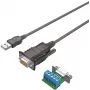 USB 2.0 uz RS422/RS485 adapteris Unitek Y-108301-1.5M ar FTDI mikroshēmu, 1.5 m kabelis