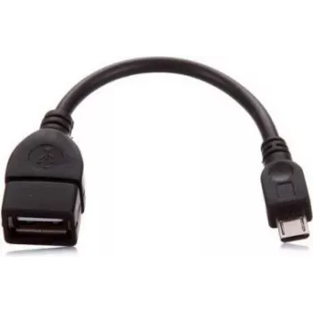 ALLNET USB_OTG_TYPA_MICRO 0.1m Micro-USB A USB A Melns USB kabelis