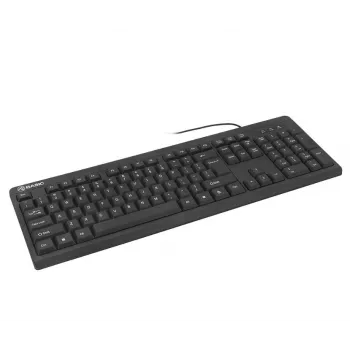 Tellur vadu USB melna tastatūra — pamata USB, US izkārtojums
