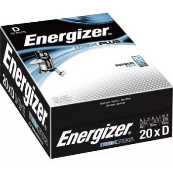 Energizer Battery Max Plus E301323704 D/Mono/LR20 20 gab./Iepakojums