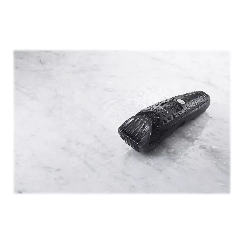 Bārdas trimmeris Panasonic ER-SB40-K803 — 0,5–10 mm, 19 soļi, Li-Ion, bezvadu/tīkls, melns