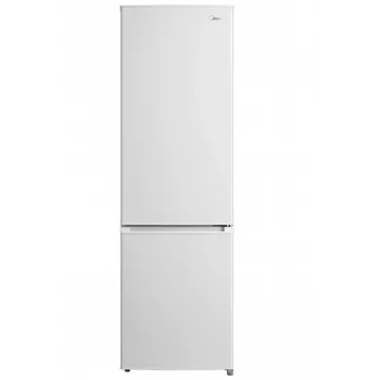 Brīvi stāvošs kombinētais ledusskapis Midea MDRB380FGE01A, 270 L, No Frost, 180 cm, 41 dB, Energoklase E, balts