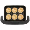 Gaisa fritieris ProfiCook PC-FR 1313 H — 10 L, 2400 W, 10 programmas, skārienjutīga vadība, nerūsējošais tērauds/melns