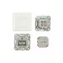 Synergy 21 S216358 - 2 x RJ-45 - 6a - Balts - 80 mm - 80 mm - 5,6 cm