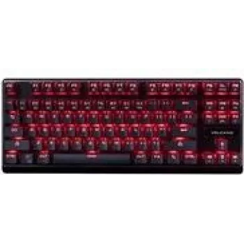Vadu spēļu tastatūra MODECOM VOLCANO LANPARTY — USB, angļu izkārtojums, melna