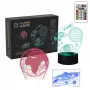 Manta SNL118RGB RGB 3D dekoratīvā LED lampa