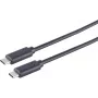 ShiverPeaks USB kabelis S/CONN 13-48016 USB 3.2 Gen 2x2 0.5m USB-C balts