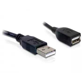 USB 2.0 pagarinātājkabelis DeLOCK 82457 0,15m Melns