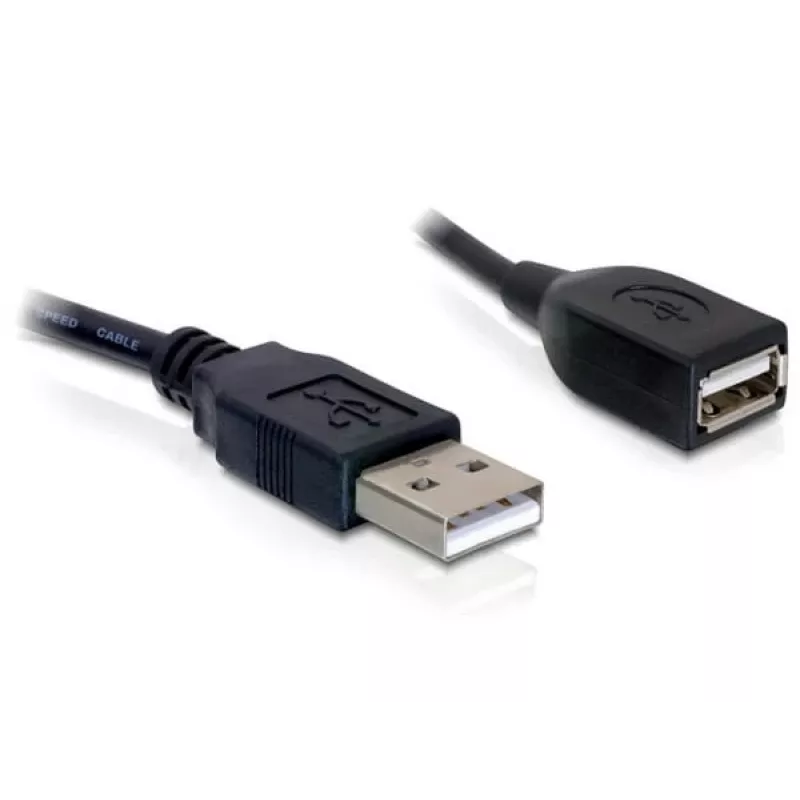 USB 2.0 pagarinātājkabelis DeLOCK 82457 0,15m Melns