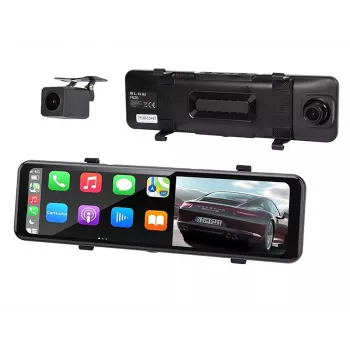 BLACKBOX DVR F620 CarPlay Android video ierakstītājs ar aizmugures kameru