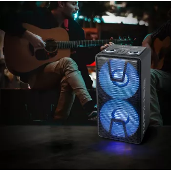 Muse Party Box Skaļrunis M-1805 DJ 150 W Bezvadu savienojums Melns Bluetooth