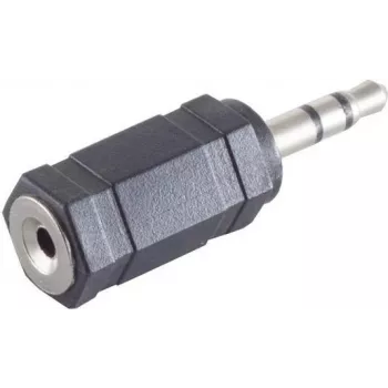 Pievienotājs ShiverPeaks BS57021 3.5mm uz 2.5mm Melns Sudrabs