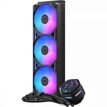 360mm AIO šķidruma dzesētājs Cooler Master MasterLiquid 360 Atmos II VRM Fan MLX-D36M-A25SZ-V1 ar RGB