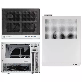 PC korpuss SilverStone SG13 Mini Tower Melns