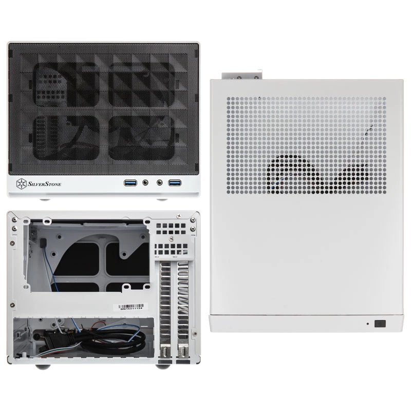 PC korpuss SilverStone SG13 Mini Tower Melns