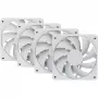 HYTE FA12 120 mm korpusa ventilatori balts 4 gab. komplekts