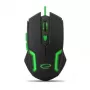 Esperanza MX205 Fighter Gaming pele, labā roka, USB Type-A, optiskā, 2400 DPI
