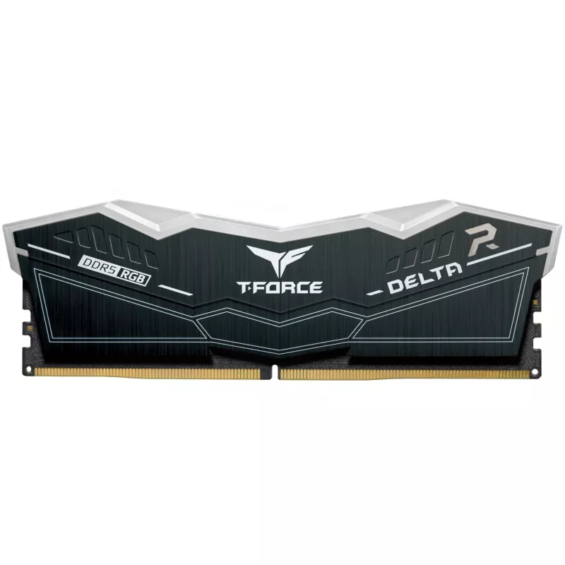 Teamgroup Delta RGB 32 GB DDR5-6000 Dual-Kit (2x 16 GB), melns, INTEL XMP