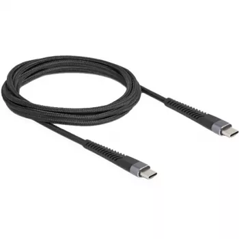 DeLOCK USB kabelis USB 2.0 2m USB-C Melns 81125
