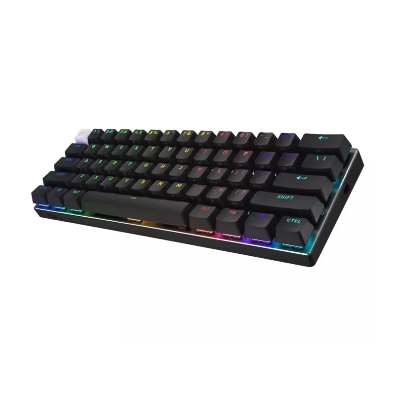 Logitech G PRO X 60 spēļu tastatūra, 60%, QWERTZ, melna, USB/LIGHTSPEED/Bluetooth