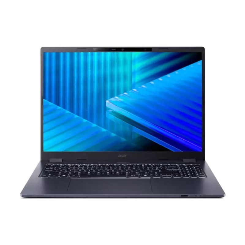 Pārnēsājamais dators Acer TravelMate P4 TMP416-54 Intel Core Ultra 7 255U, 16 collu WUXGA, 32 GB RAM, 1 TB SSD, Windows 11 Pro, zils