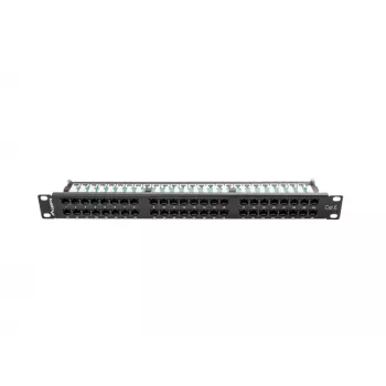 Lanberg PPU6-1048-B - Krosēšanas panelis - 1U - 19 inch
