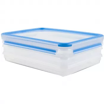 EMSA 508556 pārtikas uzglabāšanas trauks Kvadrātveida 1 L Caurspīdīgs 1 gab.