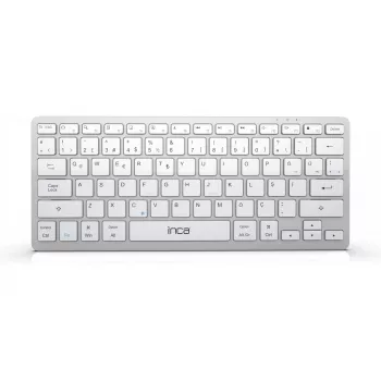 INCA Keyboard IBK-565BT BT 5.0 viedtastatūra, sudraba, baterija 150h, darbības rādiuss 8-10 m