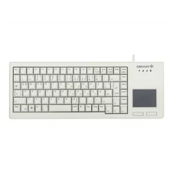 CHERRY XS Touchpad tastatūra Universal USB QWERTZ Vācu Pelēka