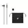 Lavaljē mikrofons Sennheiser XS LAV MOBILE, klipsējams, kondensatora, omnidirekcionāls, 2 m kabelis, 3,5 mm, 50–18000 Hz, 19 g, melns