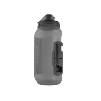 Fidlock Twist Bottle 750 Compact + Bike Base caurspīdīgs melns