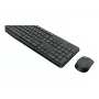 Logitech MK235 bezvadu tastatūras un peles komplekts, pilna izmēra, pelēks