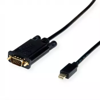 Video kabeļa adapteris VALUE 11.99.5807 2m Mini DisplayPort uz VGA