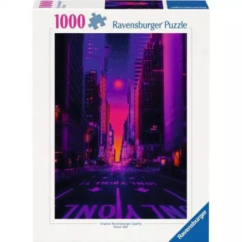 Puzle Ravensburger Ņujorka Neonā, 1000 gab., pieaugušajiem