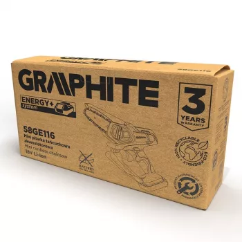 Bezvadu mini motorzāģis Graphite 58GE116