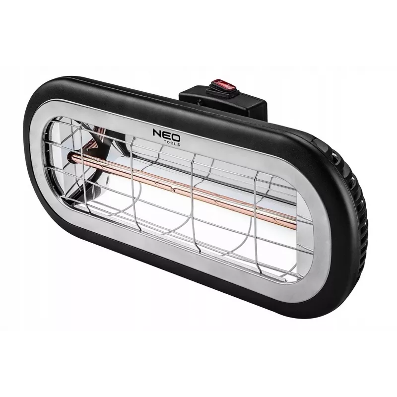 NEO TOOLS 90-032 infrasarkanais sildītājs 2000 W melns