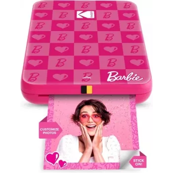 Barbie x Kodak STEP Slim mobilais fotoprinteris ZINK 2x3 inch 1ppm, Bluetooth, Rozā