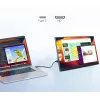 Portatīvais monitors klēpjdatoriem, telefoniem un konsolēm Extralink Smart Life 14, USB-C/micro-HDMI