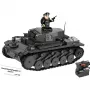 Būvkomplekts Cobi Panzerkampfwagen II Ausf. F — 813 detaļas, melns, vecums 9+
