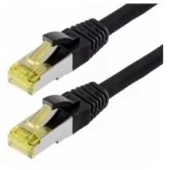 Helos savienojuma kabelis - RJ-45 (vīriešu) - RJ-45 (vīriešu) - 0.25 m - SFTP (PIMF) - CAT 6a - Melns