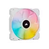 Corsair iCUE SP120 RGB ELITE Performance 120mm Baltā PWM ARGB korpusa ventilatoru trīskomplekts