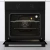 Gorenje Cepeškrāsns BO6615E01B | 60 L | Elektriskā | EnamelClean | Pievilšanas-pagriešanas pogas | Melna