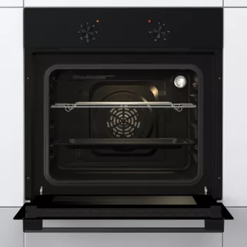 Gorenje Cepeškrāsns BO6615E01B | 60 L | Elektriskā | EnamelClean | Pievilšanas-pagriešanas pogas | Melna
