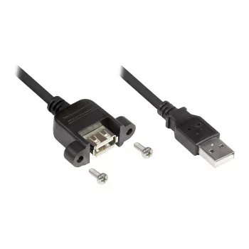 Good Connections USB 2.0 pagarinājums A-iebūvējams A 0,3m