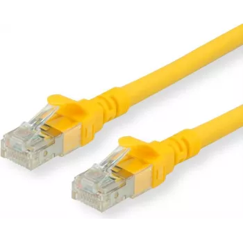 Roline Patch-Cable RJ-45 (Tēviņš) uz RJ-45 (Tēviņš) 2 m SFTP PiMF CAT 6 Bezhalogēns, Lietais, Daudzstiepļu, Dzeltens