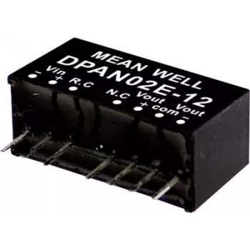 MEAN WELL DPAN02B-15 2W 15V 18-36V Ieejas līdzstrāvas pārveidotājs (SIP montāža)