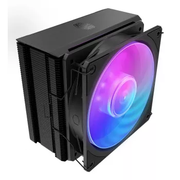 Gaisa dzesētājs Cooler Master Hyper 212 3DHP Black ARGB — 120 mm ventilators, LGA1700/AM5/AM4